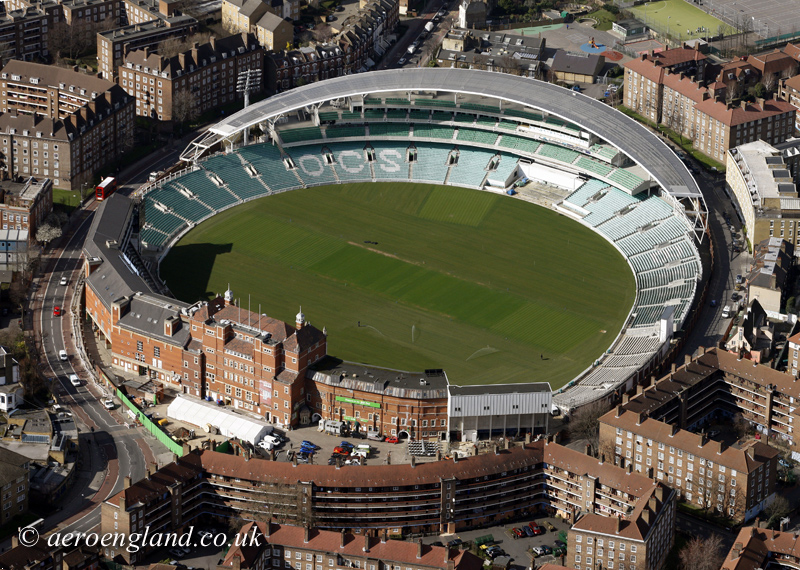 the oval cricket
          ground