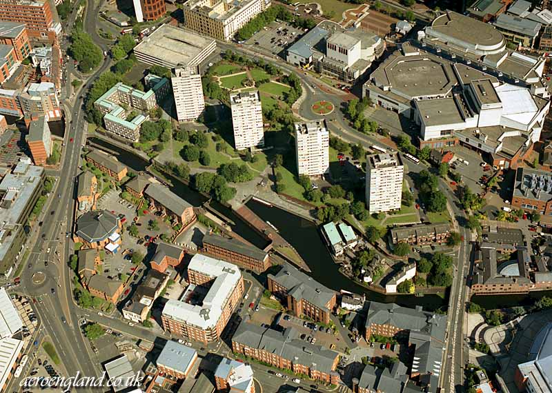 aerial photograph of
          Birmingham
