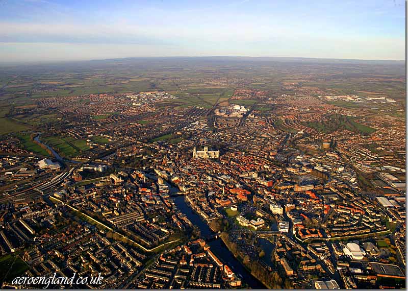 aerial photographs of York 