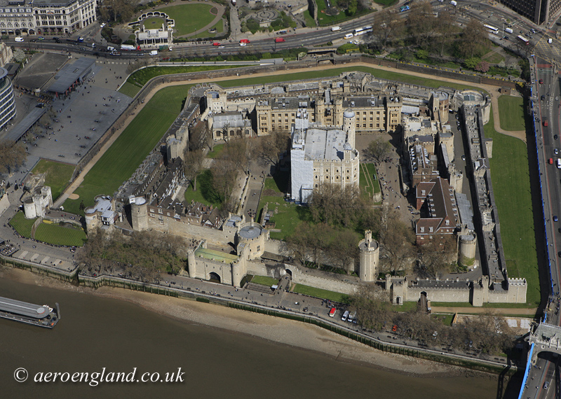 aerial
          photograph of the Tower of London