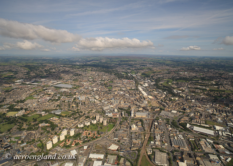 aerial photograph of Bradford