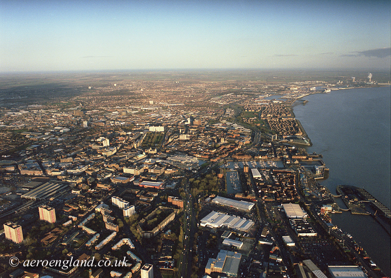 aerial photograph of Hull