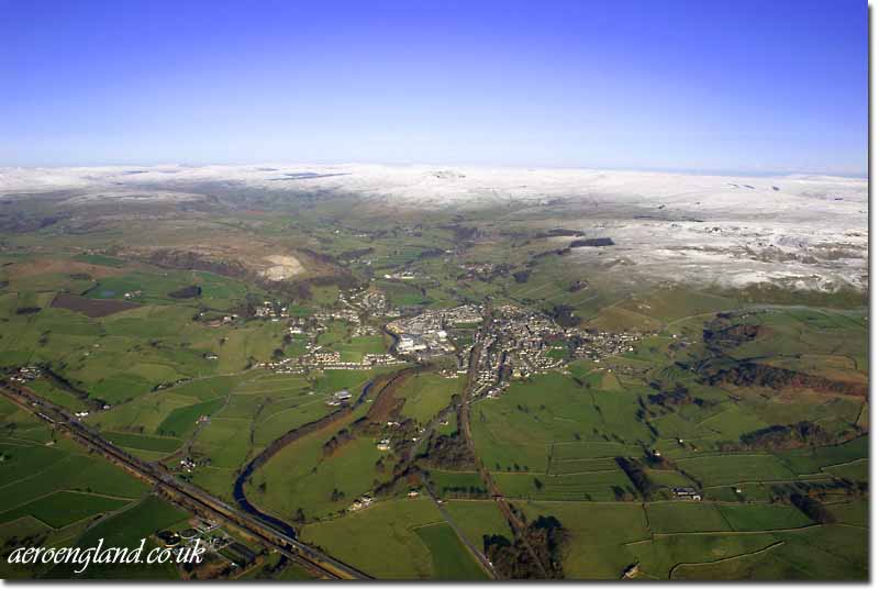 aerial photographs of Settle,
          Yorkshire